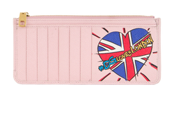 Dolce & Gabbana Card Holder Wallet, Leather, Pink, MII, 2*